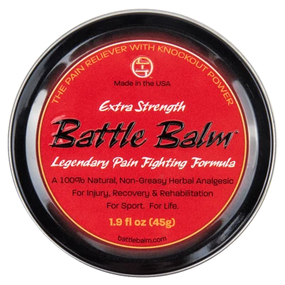 Battle Balm Extra Strength All Natural Topical Pain Cream Dit Da Jow Formula