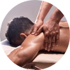 Sports massage therapists use Battle Balm all natural organic pain analgesic to treat pain with deep tissue work, Rolfing, effleurage, petrissage, and overall massage therapy work for athletes and everyday people.