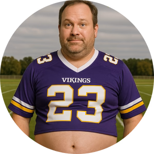 Todd, the dad athlete, loves Battle Balm all natural topical pain cream since it helps his shoulder pain from playing football in his younger years.