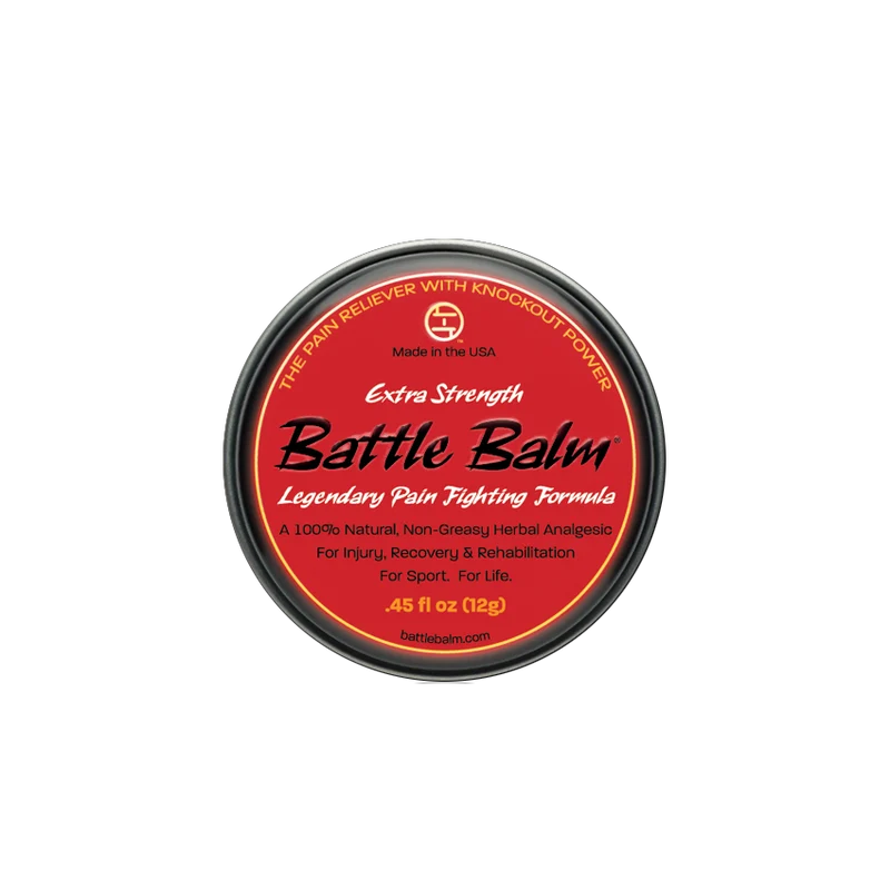 Battle Balm Extra Strength Personal Size Herbal All Natural Topical Pain Relief Cream 0.45 oz - For arthritis, sprains, strains, bruises, & more!