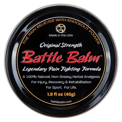Battle Balm Original Strength All Natural Topical Pain Cream Dit Da Jow Formula